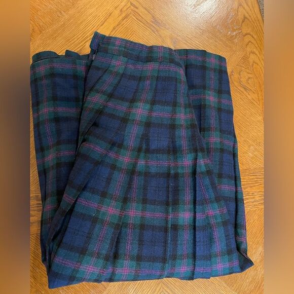 Pendleton Womens Skirt Plaid Authentic Tartan Virgin Wool Size 6 USA Vintage - Picture 3 of 10